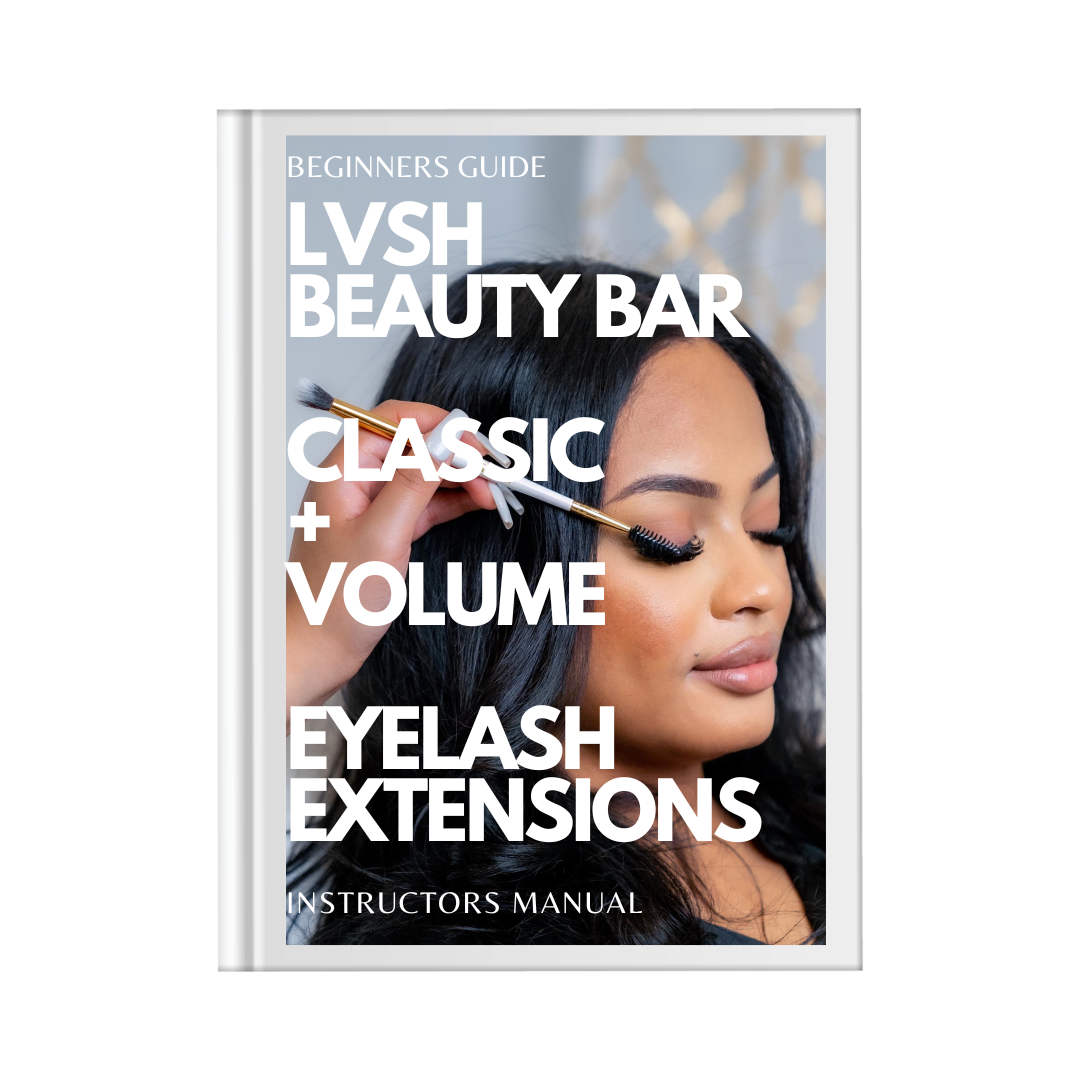 Beginners Manual- Classic + Volume Eyelash Extensions Training (Ebook)